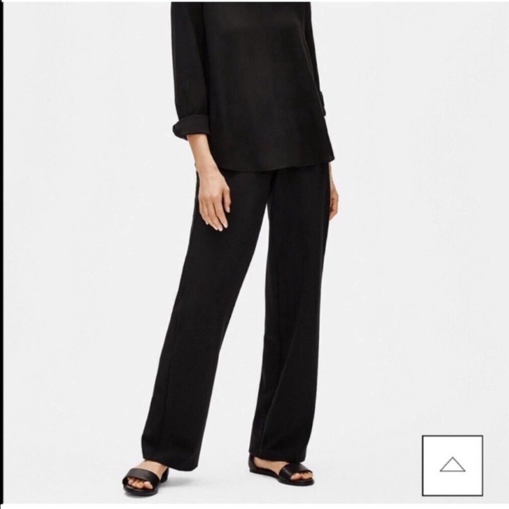 Eileen Fisher Black Lightweight Pants